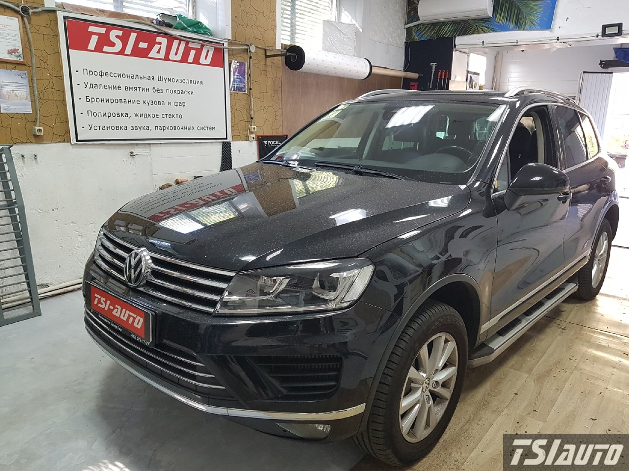 Правильная шумоизоляция Volkswagen Touareg 2 NF в Ярославле 